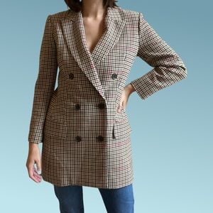 Aritzia Wilfred plaif blazer